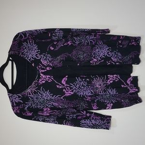 Women's Black knitt cardigan (L)